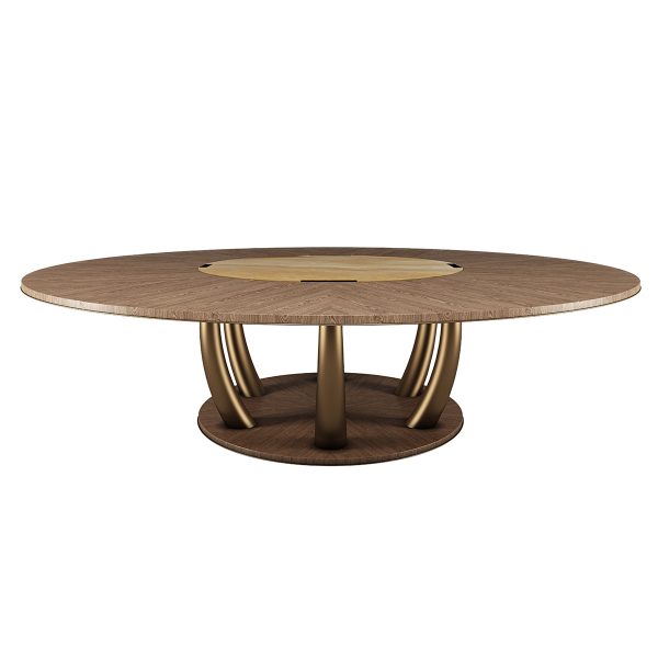table_Tusk_euphoria_round_wood_metal_detail_lazysusan_marble_mirror_diningroom_studyroom